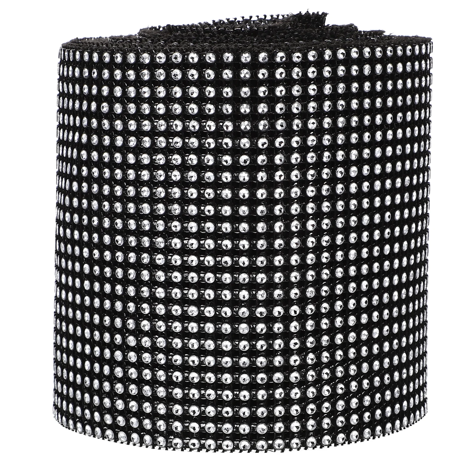 

Rhinestone Ribbon Roll Glitter Strips for DIY Crafts Decoration Home Office Clothes Hat Mirror Accessories Rhinestone Ribbon