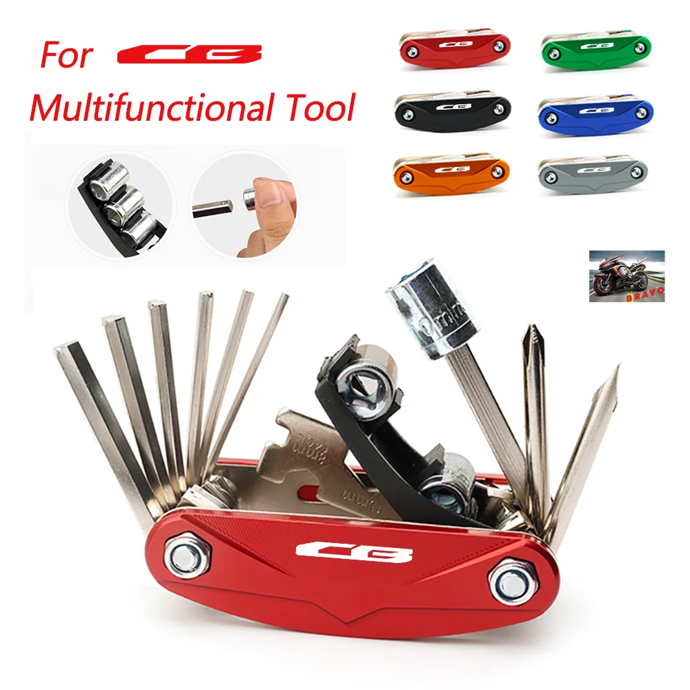 

For Honda CB 900 300R 1000 CB 650R cb650r Accessories Multifunctional tool Conbination Tool Repair Screwdriver Set Hot Deal