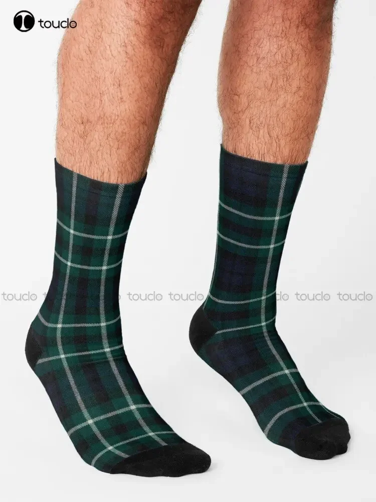 James-Graham Of Montrose Scottish Tartan Socks Soccer Socks Personalized Custom Unisex Adult Teen Youth Socks Custom Gift Art