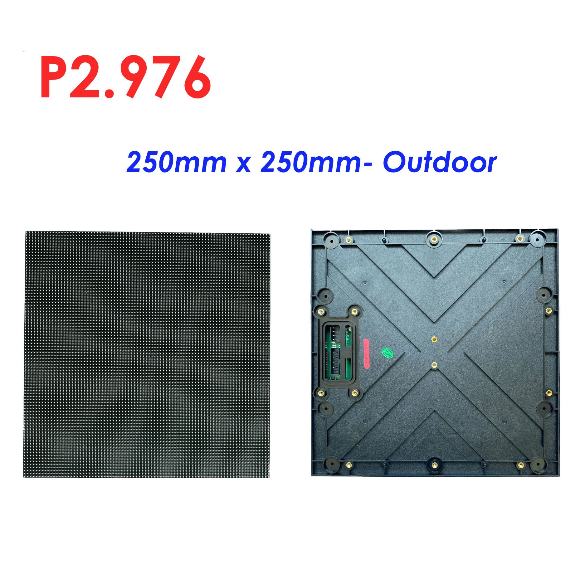 BOTAI Easy to move easy installation mobile rental led display panel p2.976 outdoor led module 250x250