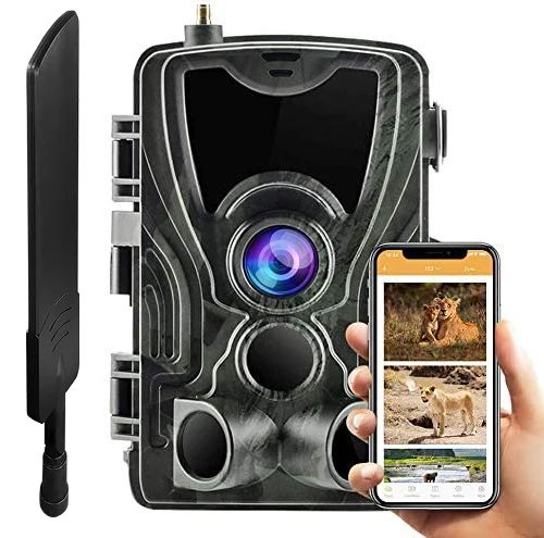 

Suntekcam Hunting Trail Camera 4g Solar Camera Waterproof Wild Camera 30MP 2K APP Control with Cloud Service Live HC-801Plus-Li