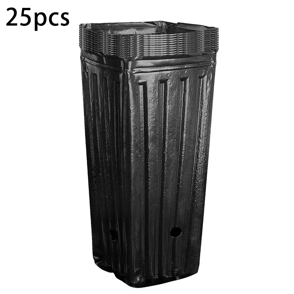 Nursery Tree Pots Tree Pots 10/25pcs 7.8inch Deep Nursery Tree Pot Flower Plant Container Pot Outdoor Garden Plastic