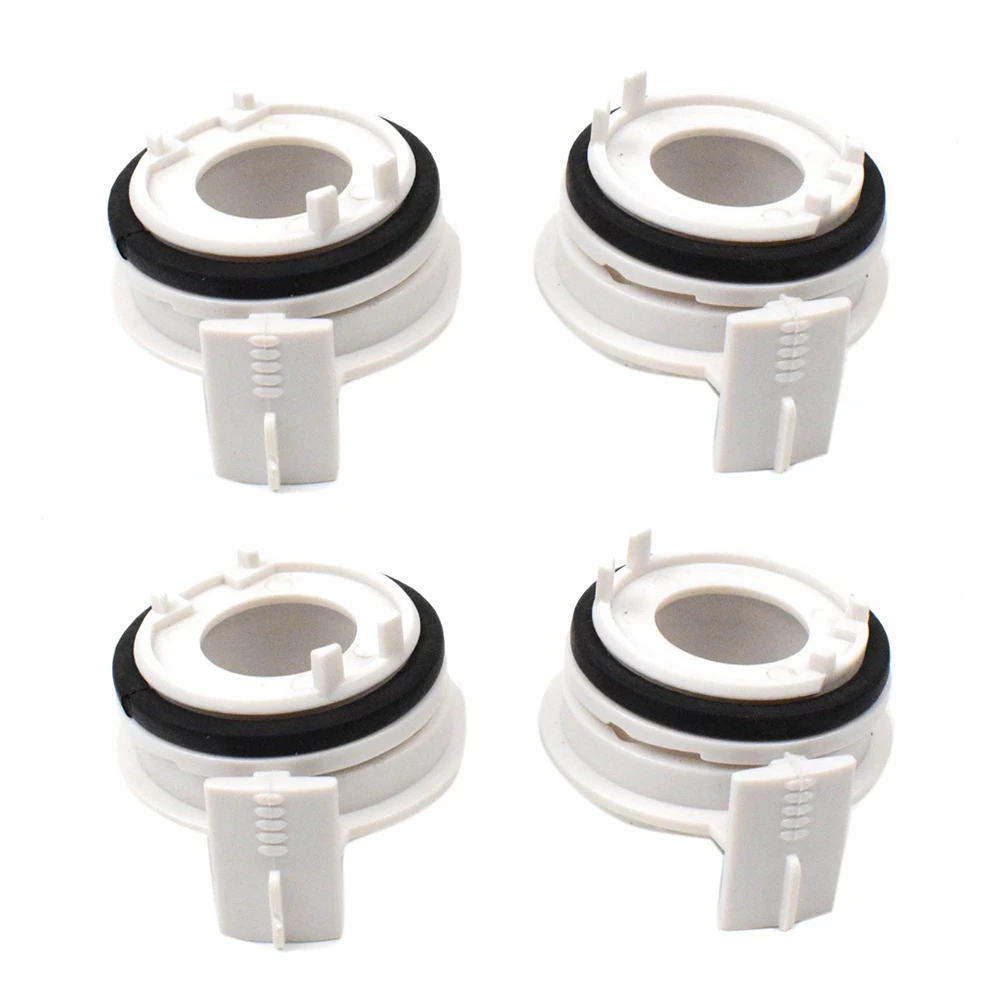 A15Z-4Pcs H7 HID LED Bulb Base Adapter Holder ABS Plastic for -BMW E46 3 Series 325I 330Ci 330I 2001-2006 323I 328I 99-00