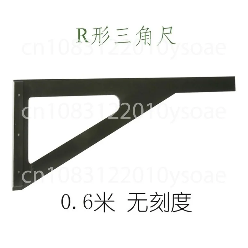 Triangular Bakelite Glass Cutting Tool R-Shaped Glass Cutting Black Bakelite Board Vertical Angle Ruler