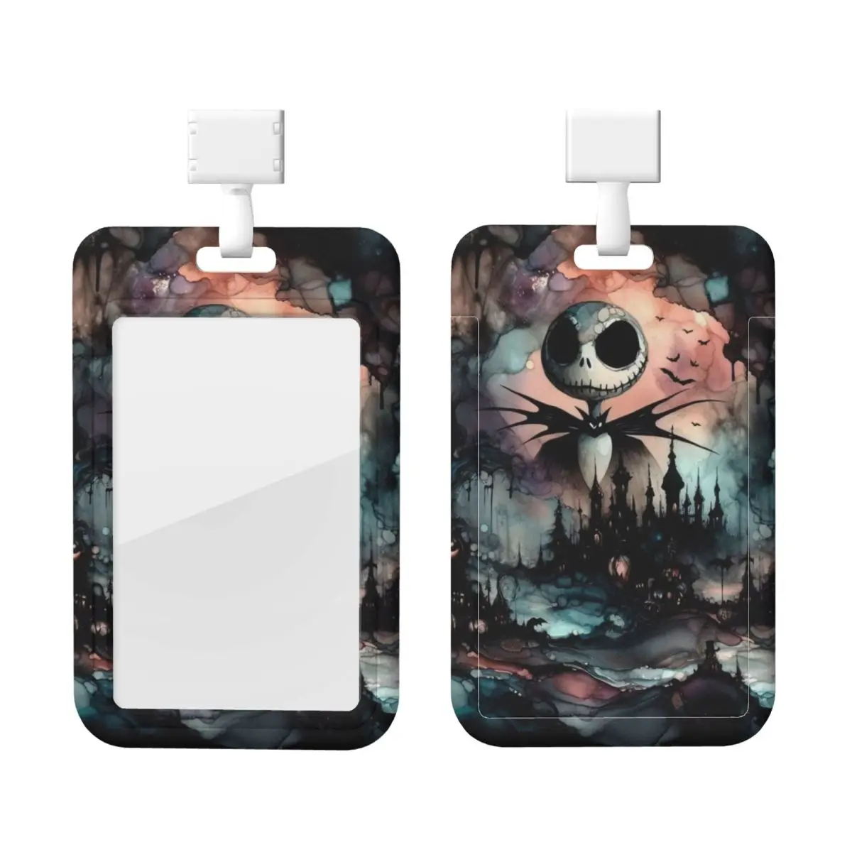 

Пользовательские Jack SkellingtOn аниме обои держатель для бейджа для офиса держатель для карт шейный ремешок держатели для кредитных карт шейный ремешок