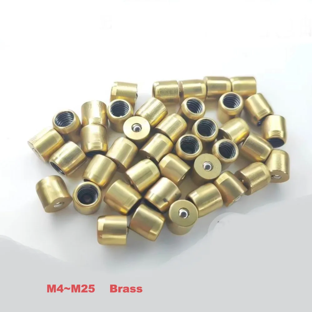 Brass Push‑Button Ball Oiler Press‑Fit Grease Cup M4‑M25 Spring Nozzle for Hit‑Miss Gas Engine Replacement Accessories