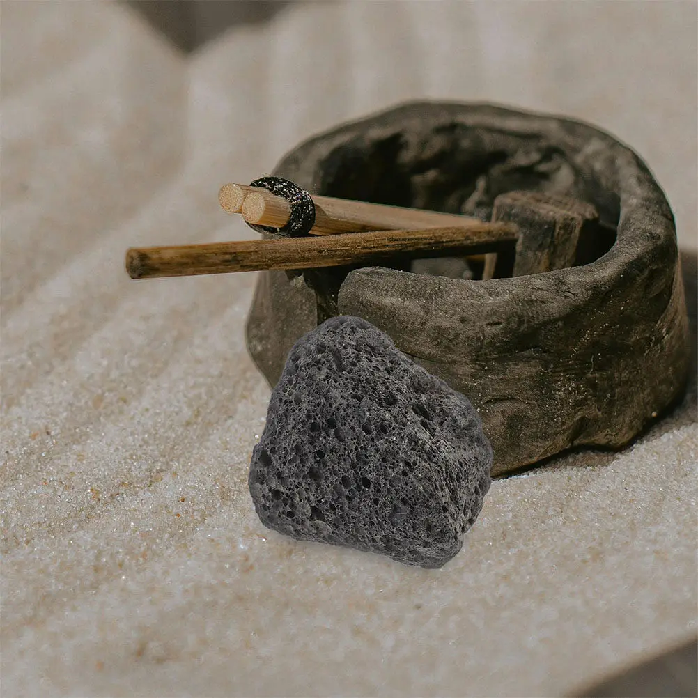 1 Bag Volcanic Stone Fish Tank Decoration Natural Small Stones for Aquarium Potted Plants Clear Water Ornamental Rock