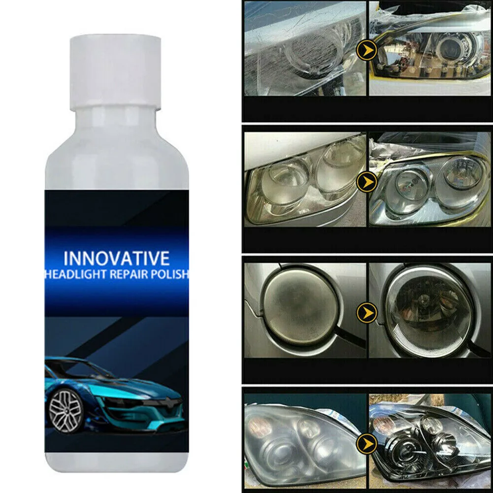 30ml Automotive Headlight Repair Fluid Products Auto Headlamp Repair And Repair - Light Scratch Repair, Yellow Renovation, Oxida