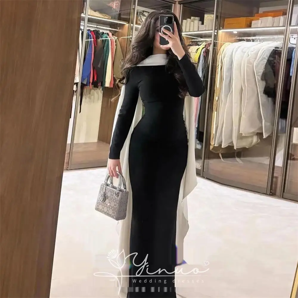 Elegant Party dresses Woman O Neck Long Evening Prom Dresses for Special Occasions Formal Gowns For Dubai 2024