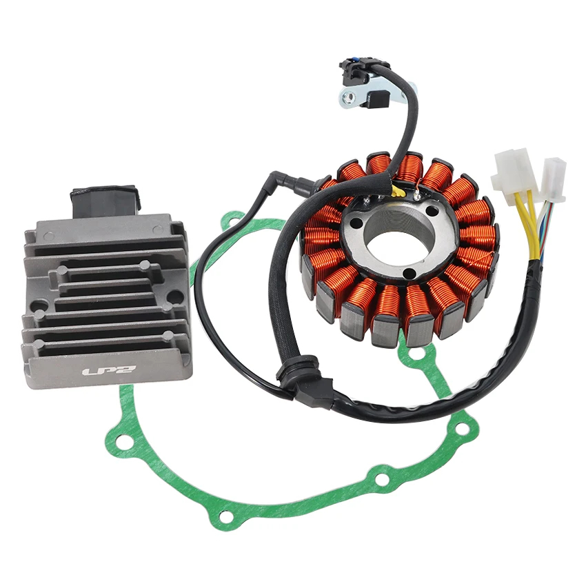 Motorcycle Gasket Generator Cover & Stator Coil & Regulator Rectifier Set For Honda CB300R 2009-2012 CB300R ABS 2009-2012