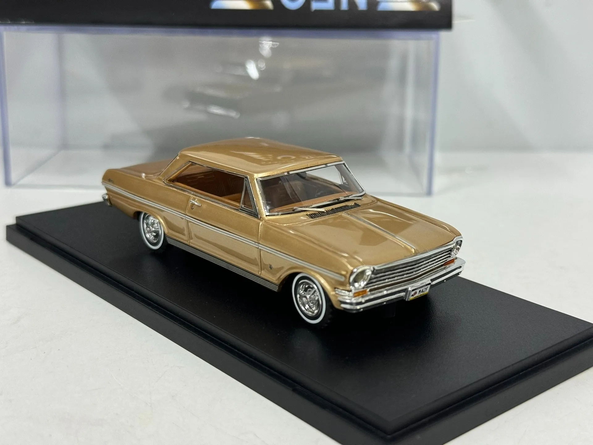 Diecast NEO 1/43 Scale 1963 Chevrolet Nova SS Car Model Collectible Toy Gift Souvenir Display Ornament
