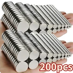 Small Round Magnets Strong Magnetic Neodymium Mini Column Magnet for Whiteboard Fridge Powerful Durable Multi-purpose DIY Crafts