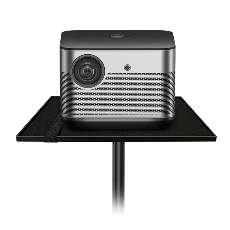 حامل ثلاثي القوائم لجهاز العرض العالمي، حامل منصة الكمبيوتر المحمول، ارتفاع قابل للتعديل، حامل جهاز عرض أرضي على سطح الطاولة مع دعامة صينية #2