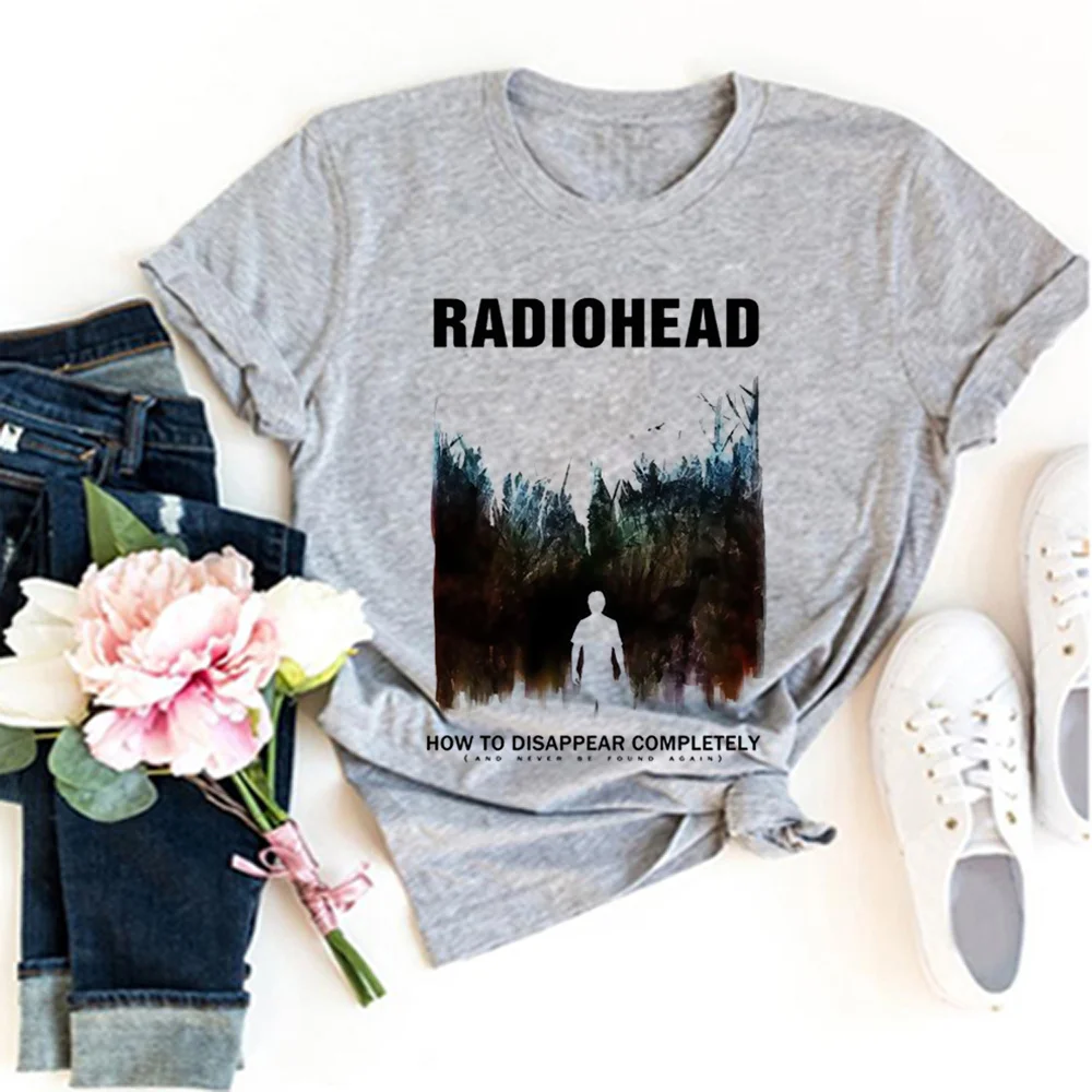 Radiohead Tee women designer t-shirts girl anime clothes