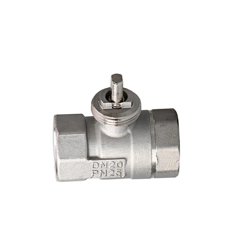 DN15 DN20 DN25 304 Stainless Steel Motorized Ball Valve Body Electric Ball Valve Body