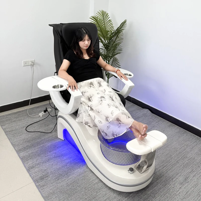 

Nail Salon Furniture Equipment Electric Recliner Massage Nail Spa Foot Spa Luxury Pedicure Chair