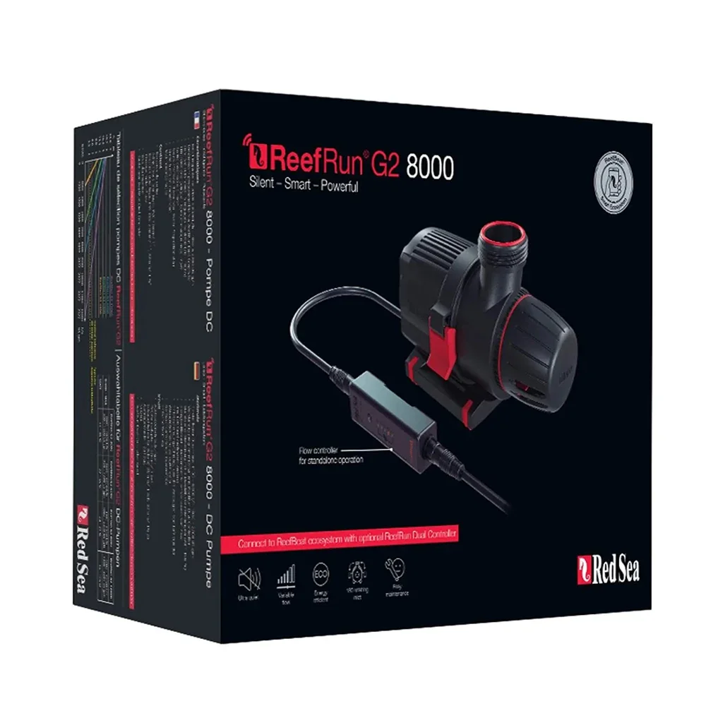 Redsea ReefRun G2 DC Pump Aquarium Silent Powerful Smart Return Pump Red Sea Dual Controller