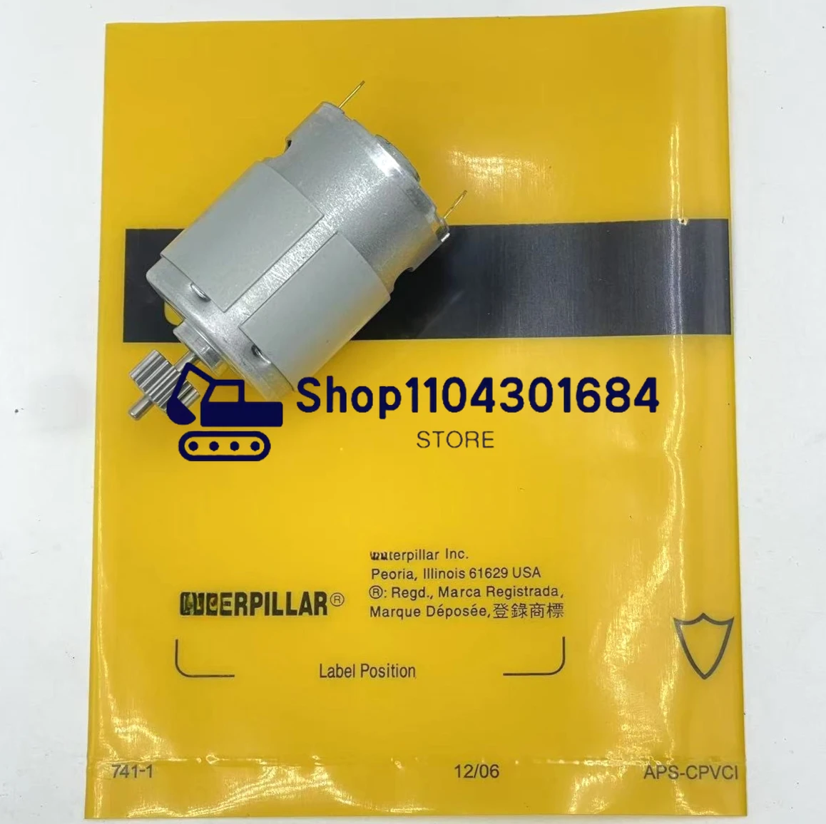 

24 В постоянного тока двигатель управления двигателем для CA-T Caterpillars 311B 312B 320B 320C 320D 323D экскаватор дроссельная заслонка шаговый регулятор ускорителя