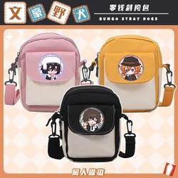 Anime Bungo Stray Dogs Nakahara Chuya Ryunosuke Akutagawa Nakajima Atsushi Cosplay Backpack Students Canvas Single-shoulder Bag
