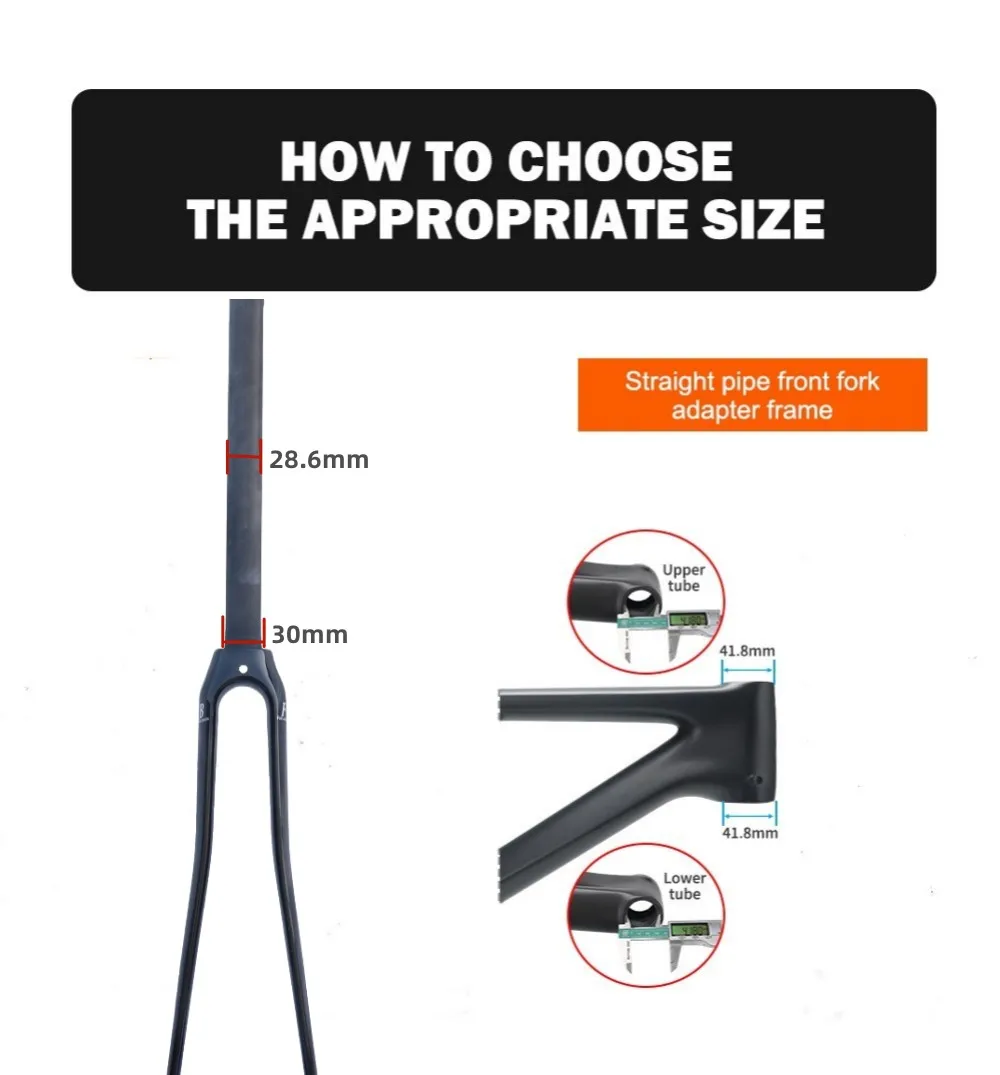 road bike carbon fork full carbon fiber road bicycle 3K UD carbon fork fork carbon front fork Track Fixed Gear hard fork 28.6mm