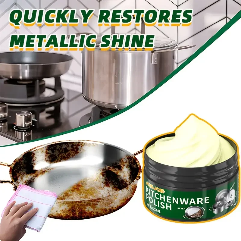 多機能金属磨きペースト - レンジフード、クロムメッキ車などに適した万能金属修復クリーム