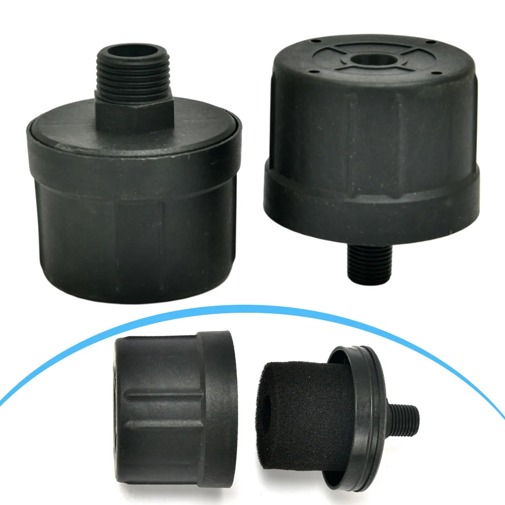 Oil Free Plastic Muffler with 12 5mm and 20mm Thread Sizes Ideal for Various Compressor Applications Ensures Clean Air Supply