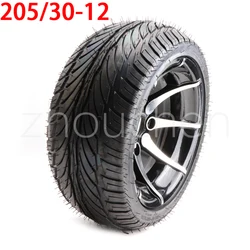 NEW 205/30-12 235/30-12 inch tubeless tires with aluminum alloy rims fit for ATV kart UTV off-road vehicle front and rear wheels
