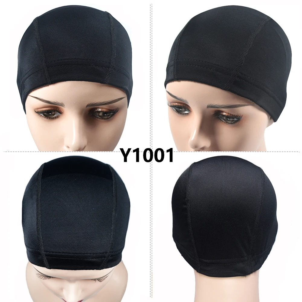 Spandex Mesh Dome Wig Cap, redes de cabelo esticáveis, costurar no cabelo, tecelagem Cap, S, M, L, 1Pc