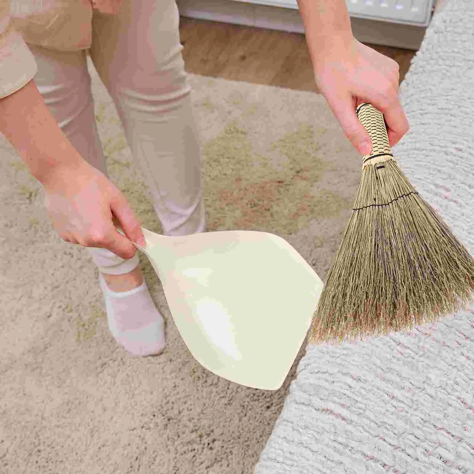 Straw Bed Bedroom Broom Sofa Carpet Hand Cleaning Sweep (Wuzhishan Small 26cm) Desktop Props Corn Sorghum Seedlings Household