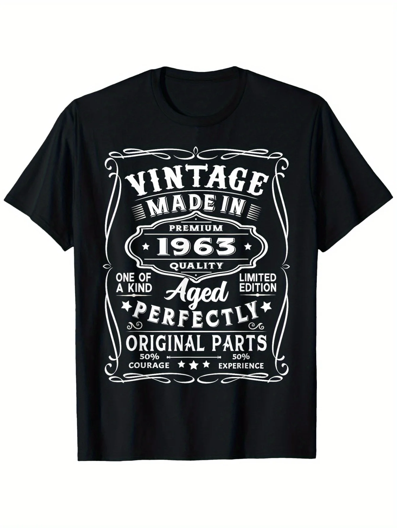 

Vintage Deer 1963 T-Shirt - 100% Cotton S-XXXL, Black Silhouette Tee