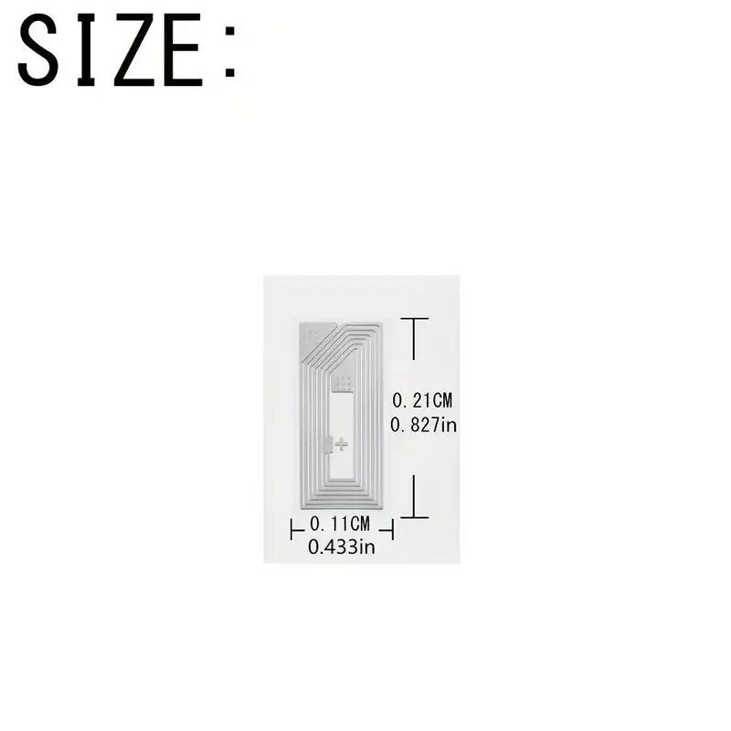 NTAG213 144B 50PCS NFC Stickers Original Rewritable Adhesive Tap Labels for Android iOS NFC Phones