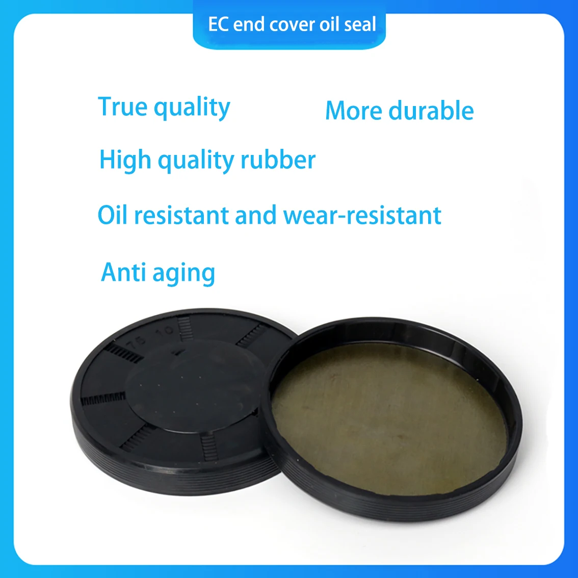 1PCS EC End Cover Oil Seal VK Type Blind Cover EG Dust Cover Flat Sealing Cover OD 28/30/32/35/37/38/40/42Reducer Oil Seal Cover