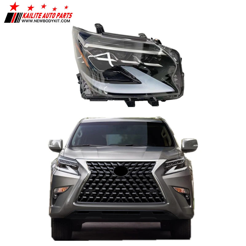 KLT Newest car accessories  front headlamp for lexus GX gx460 headlights 2014-2019 with AFS