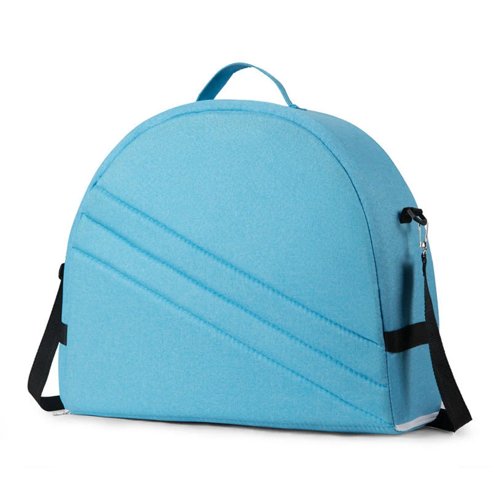 سرير أطفال محمول قابل للطي مضاد للسحق مع ناموسية، مرتبة مريحة، سرير سفر لاستخدام التخييم المنزلي لحديثي الولادة #3