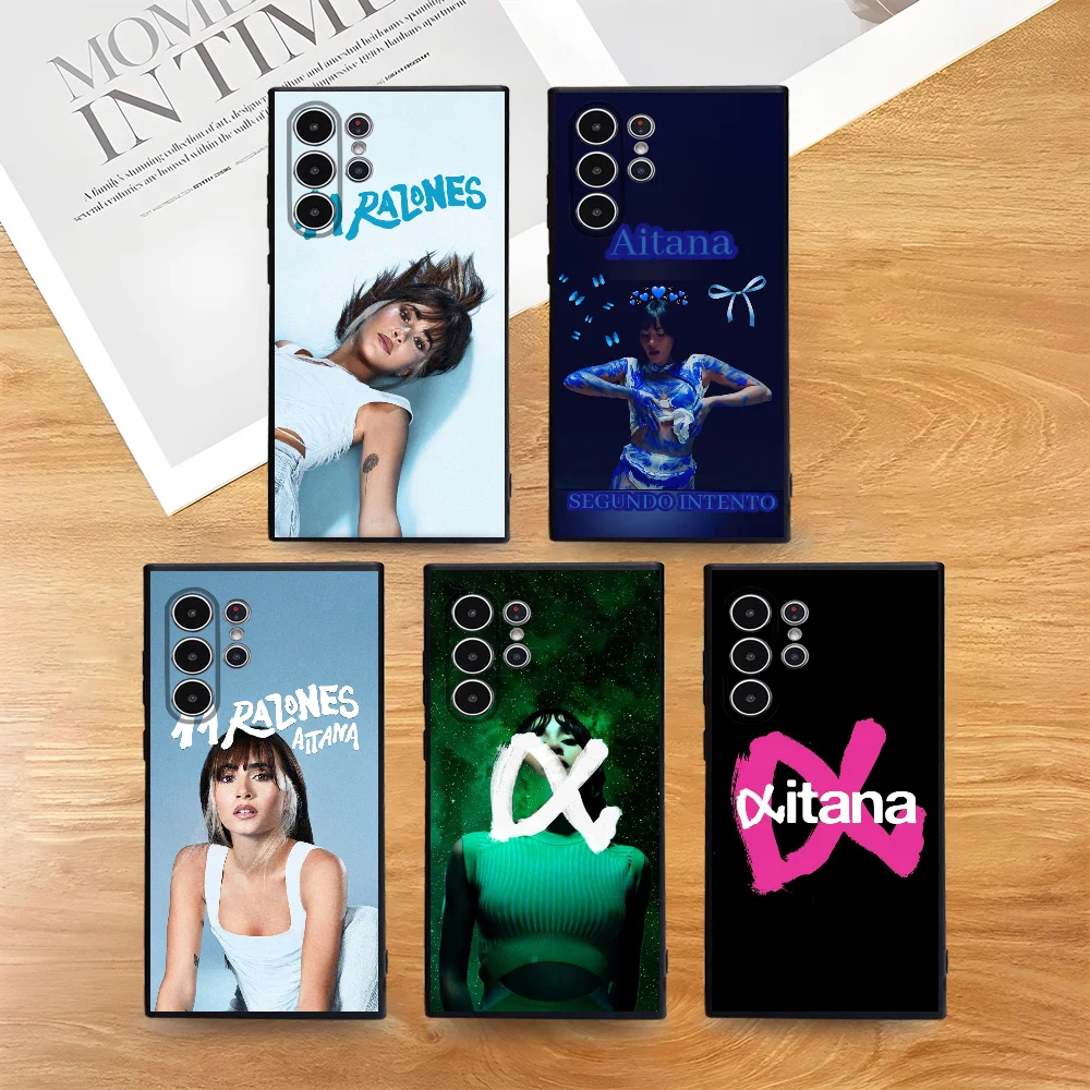 

Singer A-Aitana Alpha Phone Case For Samsung Galaxy S25 S24 S22 S23 Ultra S21 S20 Plus 5G Frosted Non-Slip Full Cover Case