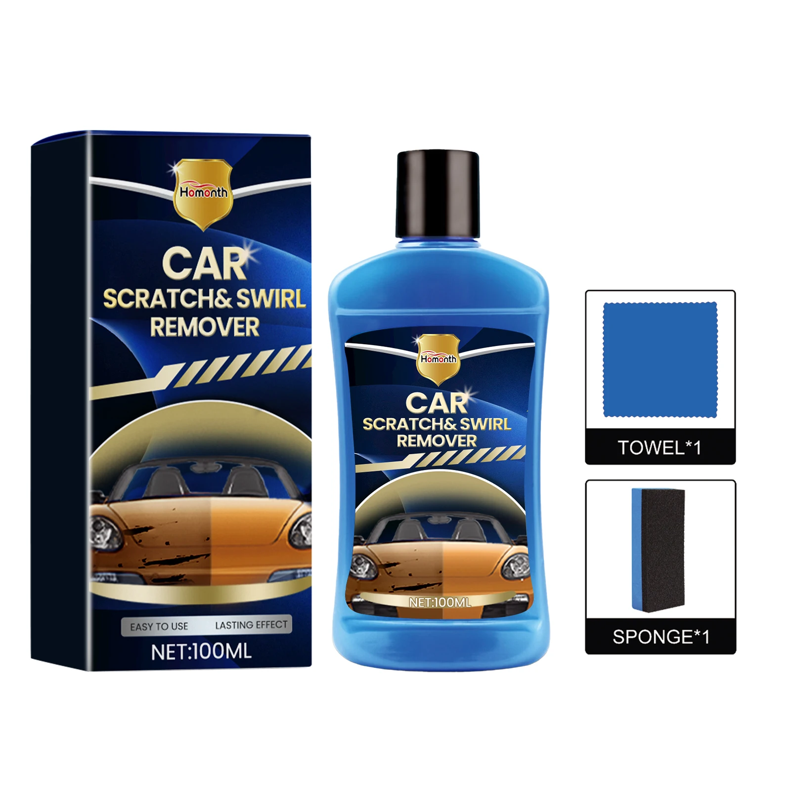 

Car Scratch Wax Removes Stubborn Stains Car Surfaces Paint Scratch Scratch Repair Clean Polishing Refurbishment Repair Scratch