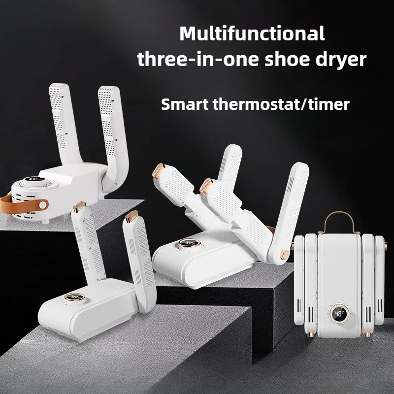 

Сушилка для обуви, бытовая интеллектуальная синхронизация 360° ° Сушилка для обуви, две пары сушилок для обуви в размере 1 секунда, быстрый нагрев
