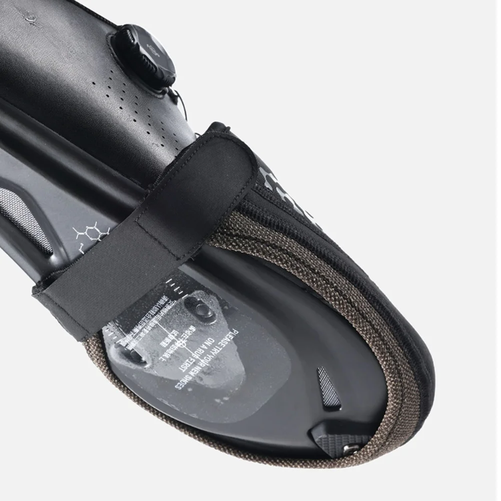 

Half Length Bicycle Shoe Covers Lockable Breathable Windproof Warm for Road Mountain Bike Riding and Competition