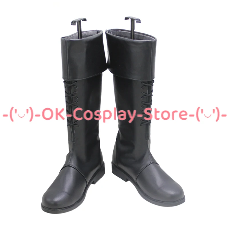 Hakase Fuyuki Cosplay Shoes Vtuber Cosplay Props PU Leather Shoes Halloween Carnival Boots Custom Made