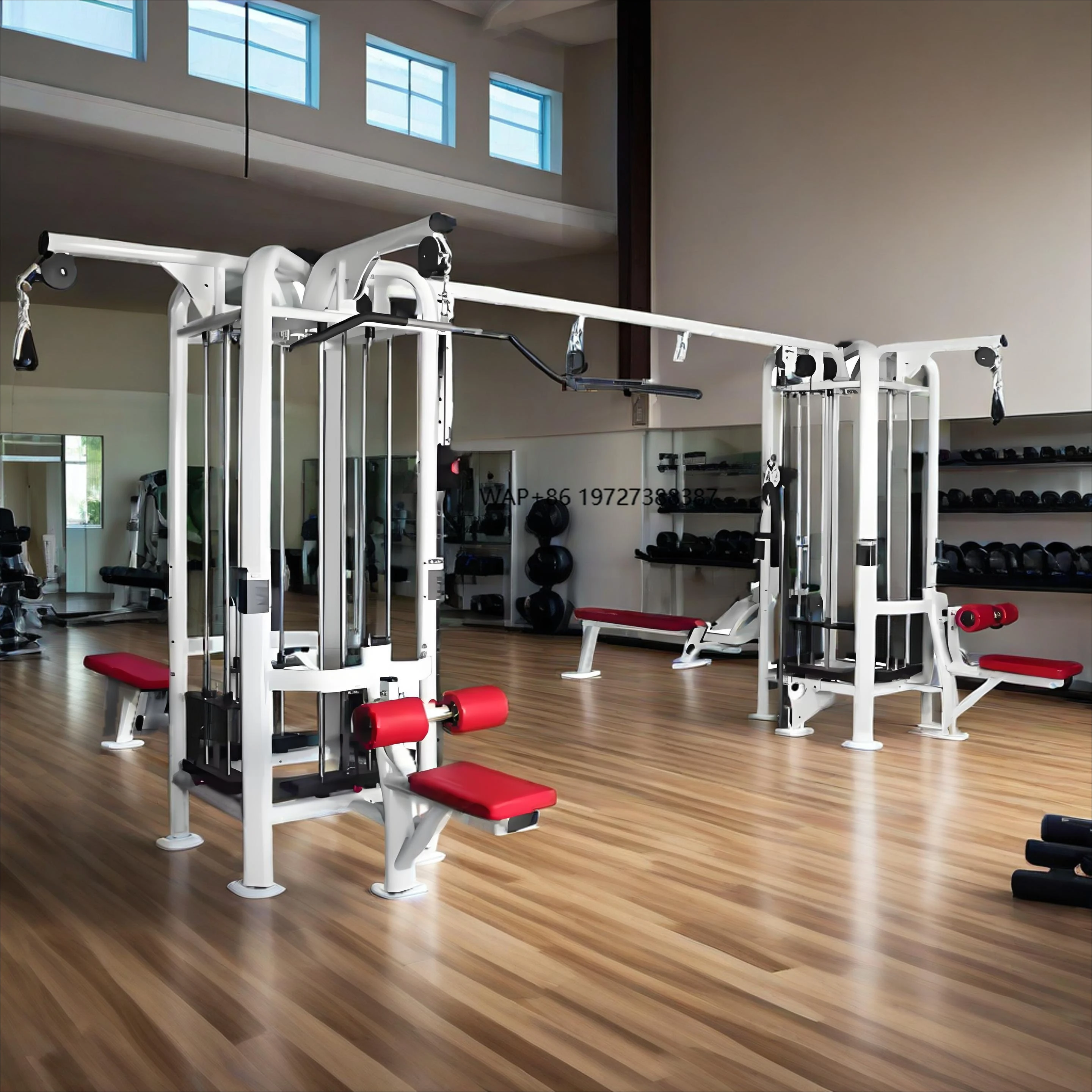 الراقية تصميم مخصص متعدد 9 الغابة الصدر الصحافة الساق ممارسة متعددة 9 محطات معدات الصالة الرياضية