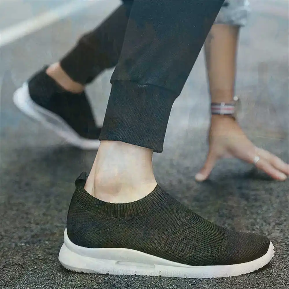 

Knit Oversize Skates Sneakers Vulcanize Golf Tennis For Men Flat White Shoes Sport High End First Degree Brand Tenys