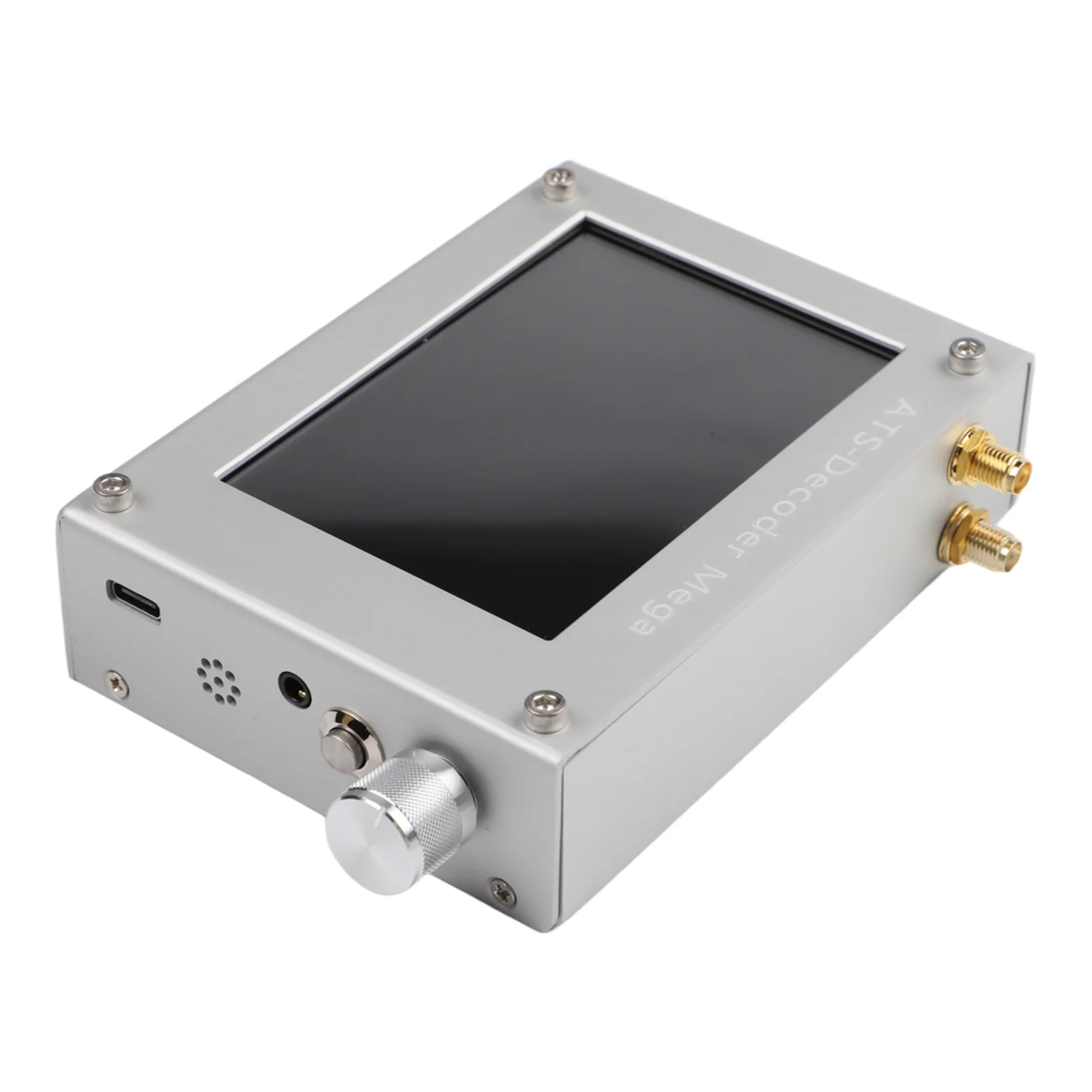 1Pc Aluminum Digital Receiver 4 Inch Touchscreen For AM FM SSB FT8 FT4 Radio Decoder With And Code Decoding Tool