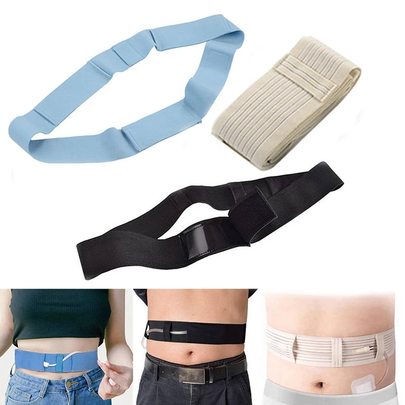 Peritoneal Dialysis Conduit Protection Belt Adjustable Abdominal Belt Catheter Fixation Device Back Support Protection Belt