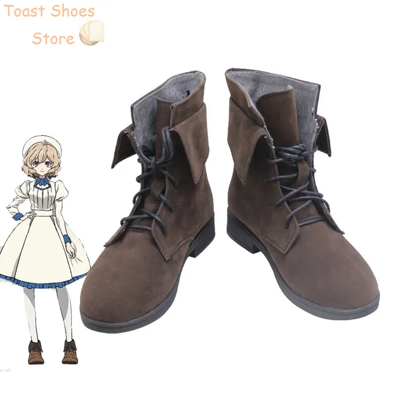 Anime In/Spectre Iwanaga Kotoko Cosplay Shoes PU Leather Shoes Halloween Carnival Boots Cosplay Prop Costume Prop