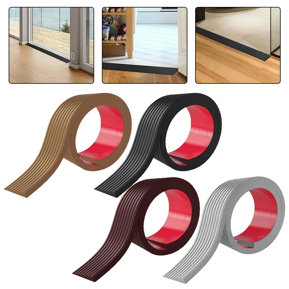 

Dark Brown Floor Transition Strip Multi-surface Transition Ramp Accessibility Ramp Multiple Color Options Robust Rubber Material