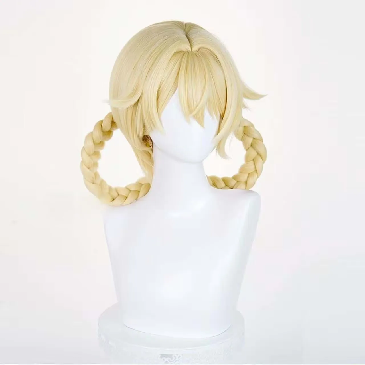 Pelucas de Cosplay Jahoda para mujer, espectáculo de Halloween Genshin Impact, peluca de Cosplay de pelo sintético resistente al calor, peluca Jahoda para fiesta + gorro de peluca