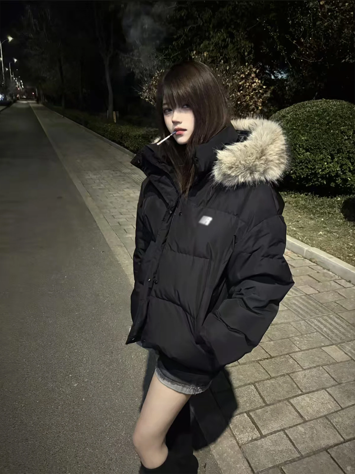 

Утепленная парка с капюшоном, хлопковая куртка, зимняя теплая верхняя одежда в стиле ретро, американская, на молнии, с длинными рукавами