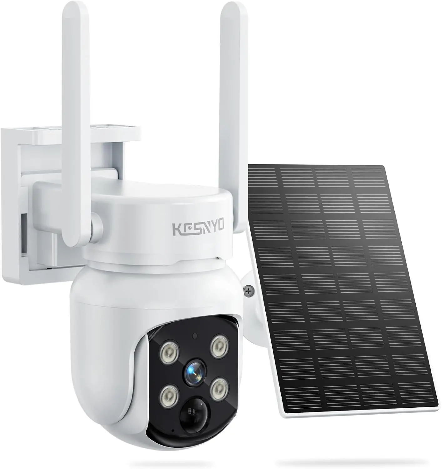 

4MP Солнечная камера видеонаблюдения, Wi-Fi 6, обнаружение движения PIR, ночное видение, IP65 для улицы