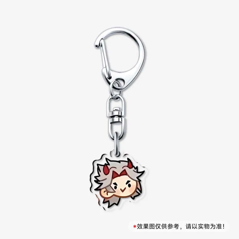 Game Genshin Impact Keychain Cute Wanderer Cartoon Arcylic Figure Key Chain Phone Case Pendant Bag Ornament Accessories Gifts