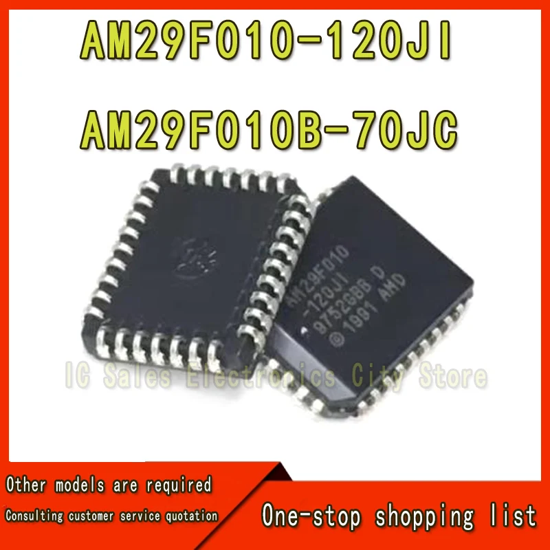 5 Stuks Am29f010b AM29F010B-90JI AM29F010B-70JC AM29F010-120JI Plcc32